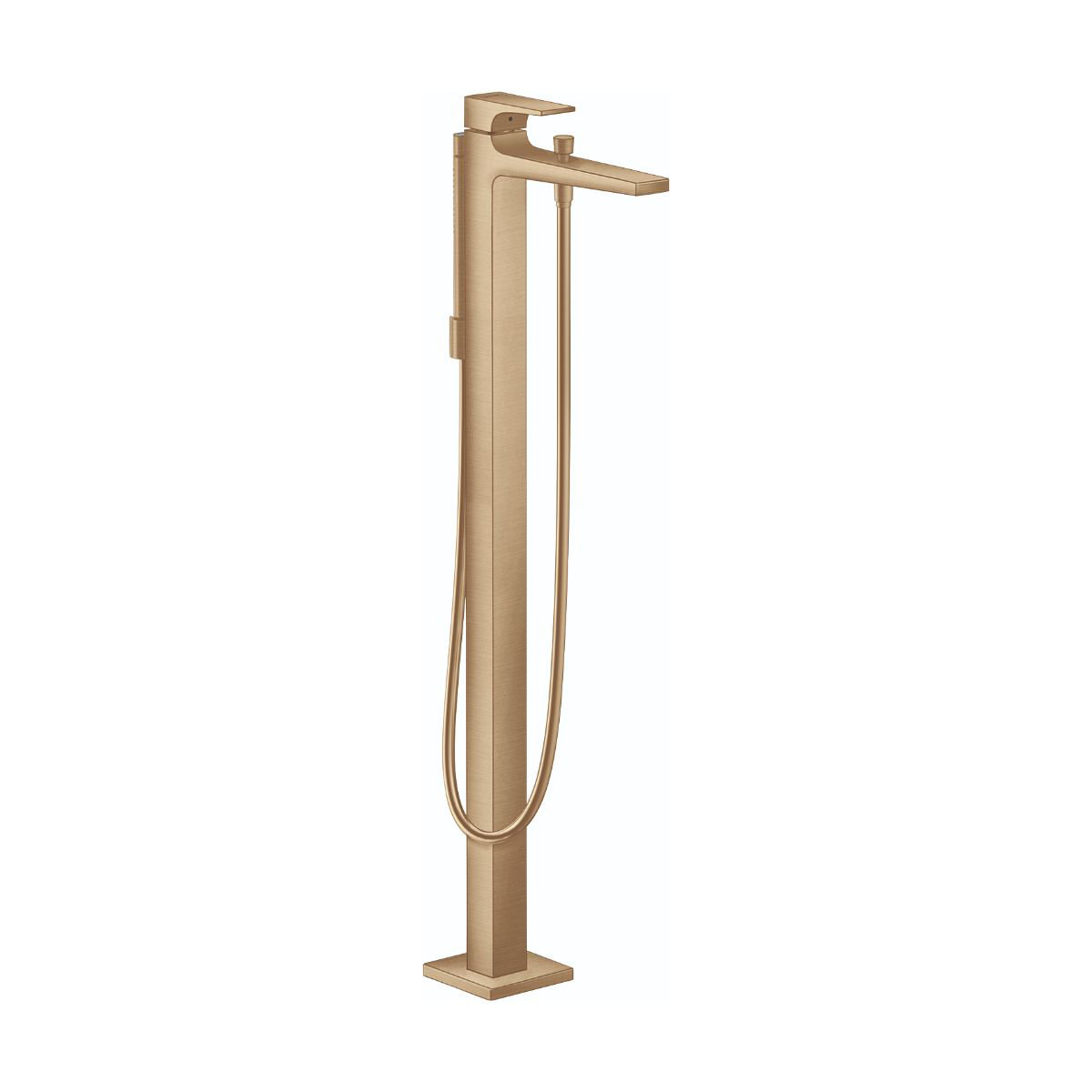 Metropol Freestanding Tub Filler Trim with Lever Handle and 1.75 GPM Handshower Trim Set Only, Brushed Bronze