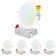 6" Ultra Thin Selectable CCT New Construction IC LED Canless Recessed Lighting Kit