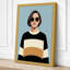 Sunglasses Portrait Modern - Wrapped Canvas-1859990140-1859990143