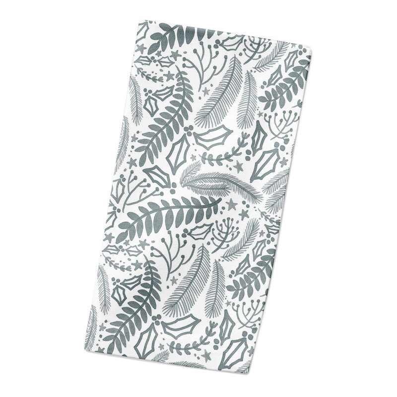 Cotton Floral Square Napkin