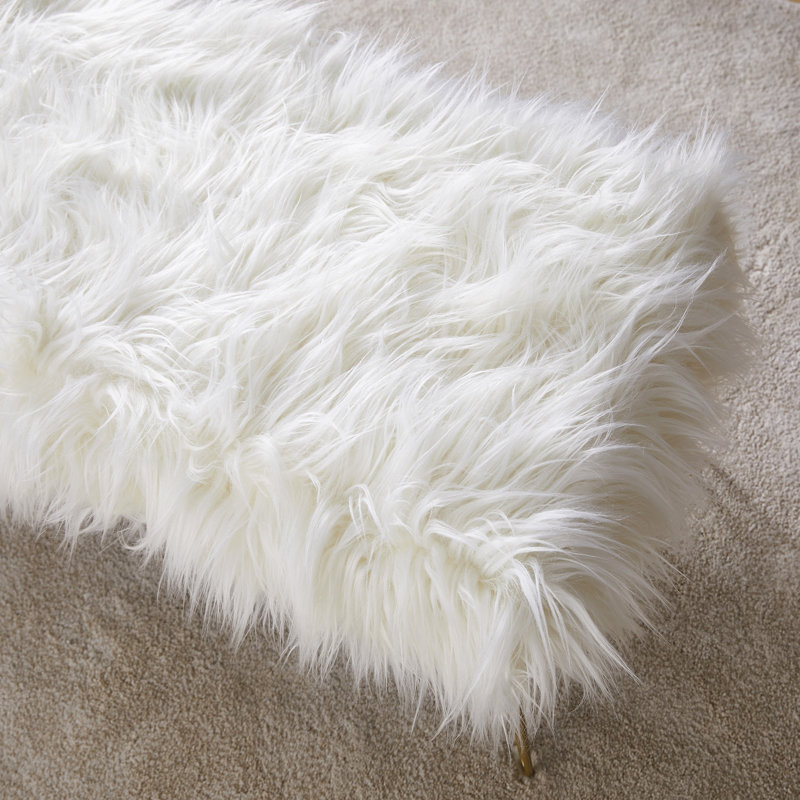 Repose-pieds Alderson, Blanc