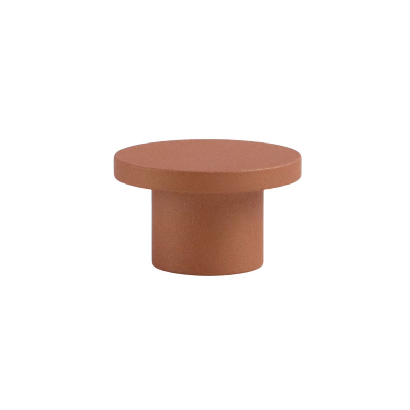Bouton d'armoire rond en aluminium ROUS Hardware Mid-Century, Cuivre (brun)