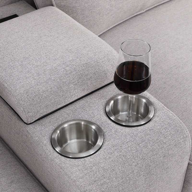 Canapé modulaire avec repose-pieds Sam