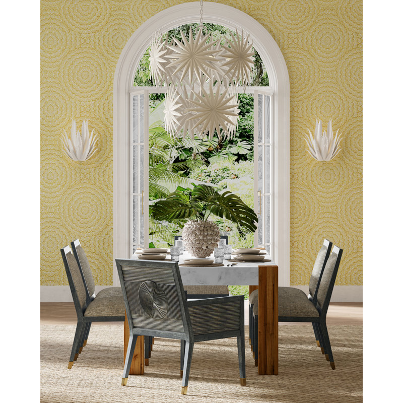 Bismarkia 10 - Light Wrought Iron Chandelier by Marjorie Skouras