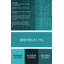Tapis abstrait turquoise / noir tissé à la machine Ridinger-506787853
