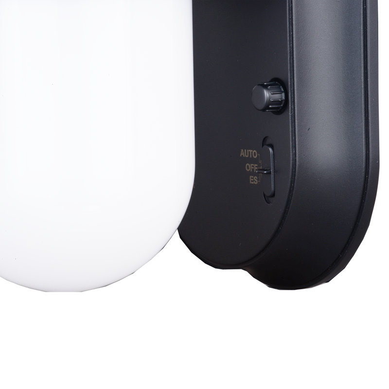 Dualux LED Battery Powered Dusk to Dawn Outdoor Security Area Light with Motion Sensor
