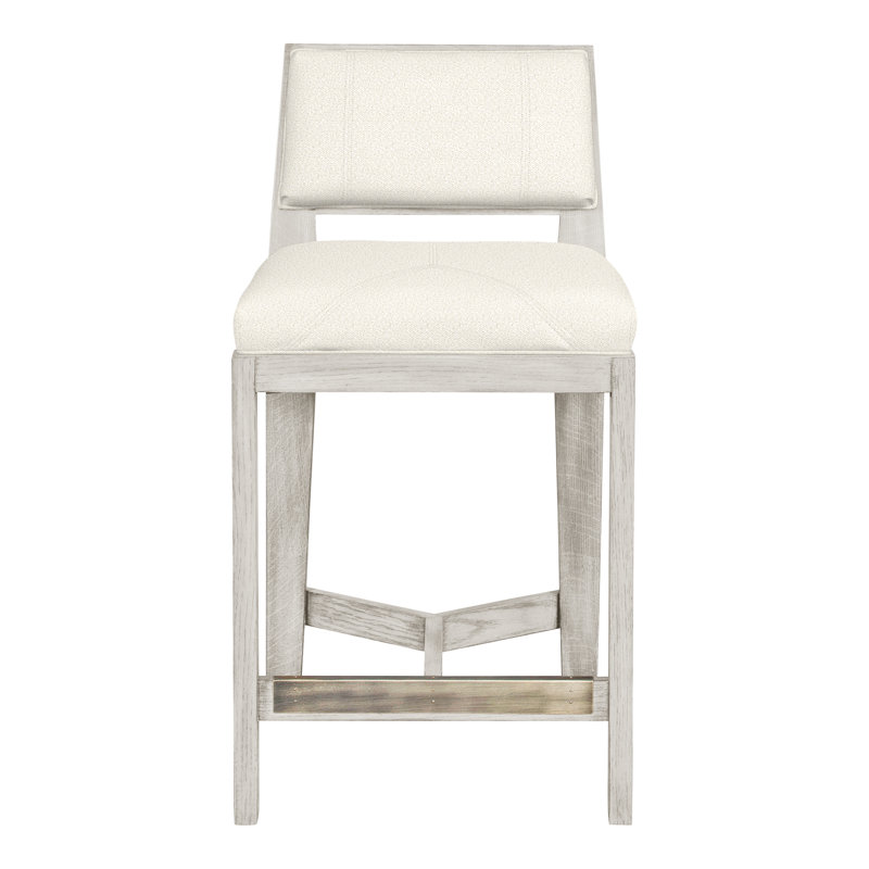 Thom Filicia 32.5'' Stool, Kenworth Pearl, Casa Blanca