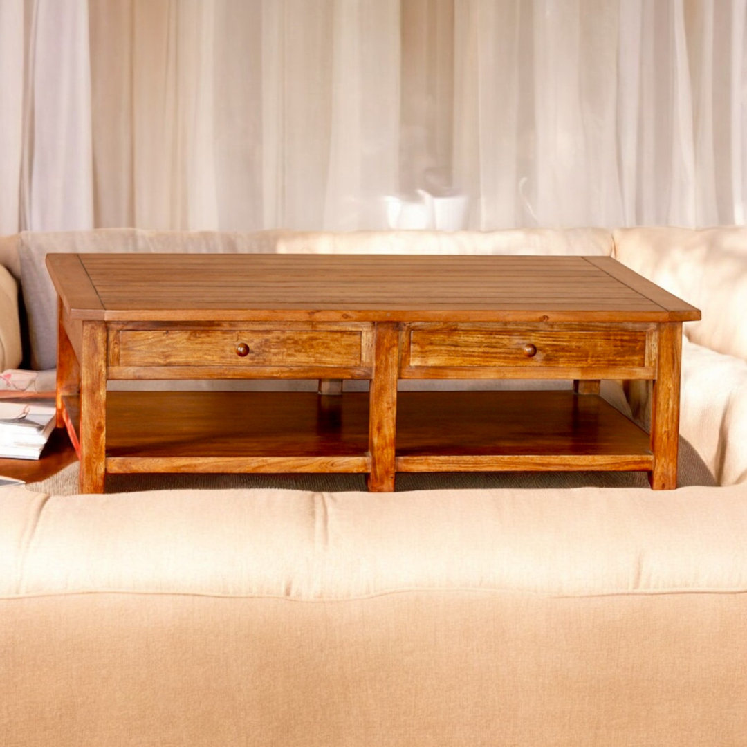 Acacia Wood Coffee Table