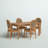 Hungerford Four Leg Dining Set-1167189301-1096508219