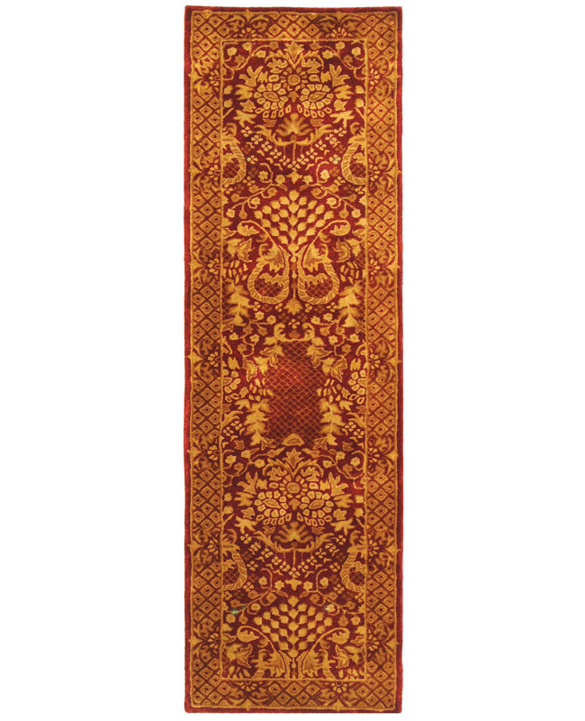 Tapis oriental Imperial, Tapis de couloir 2 pi 6 po x 12 pi