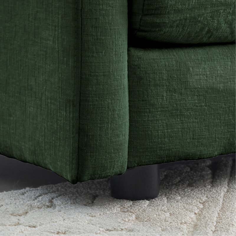 Fauteuil de lecture rembourré Comfy, Vert