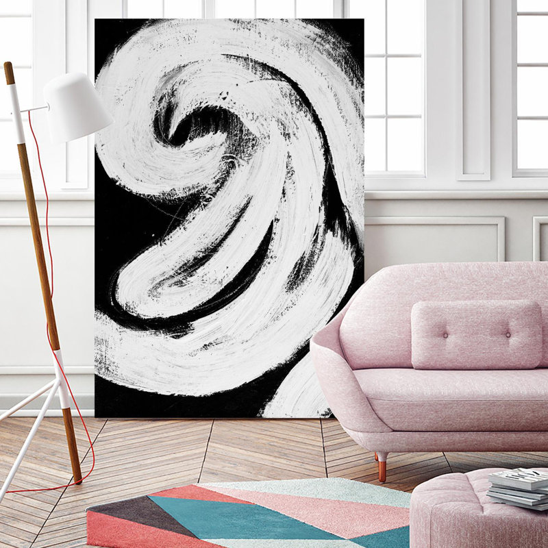 «Loosely Intertwined Ii», reproduction d'art sur toile géante 84 po x 54 po, H 84 po x l 54 po x P 1,5 po
