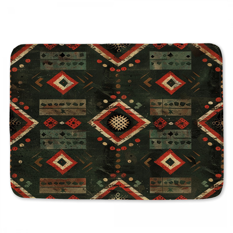 Tapis de bain Southwestern, L 34 po x L 21 po