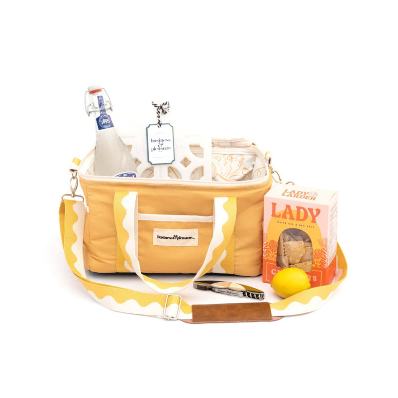 Premium Cooler, Yellow/White