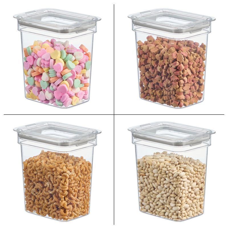 iDesign Small Food Storage Bin with Airtight Lid - Ideal for Kitchen Countertop or Pantry Storage