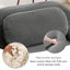 Canapés modulaires confortables, velours côtelé gris, accoudoirs courbés pour le salon et les salles multimédia