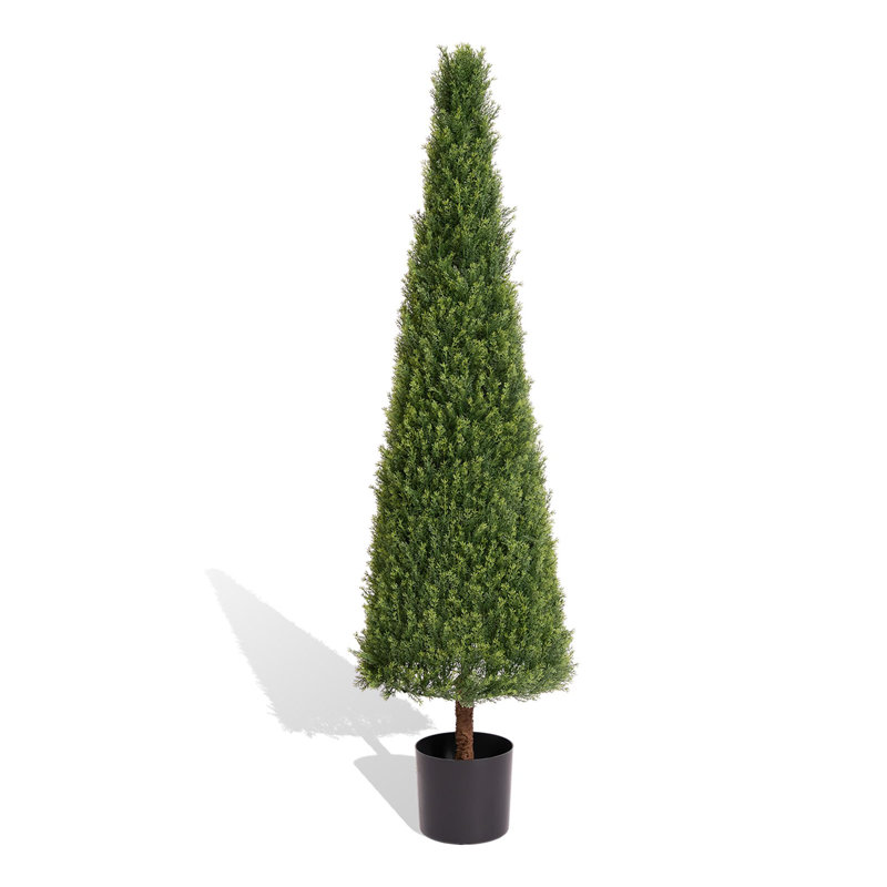 Décorations pour le salon intérieur arbre extérieur buis artificiel topiaire arbre en pot 180 cm 1 pièce / ensemble, 1