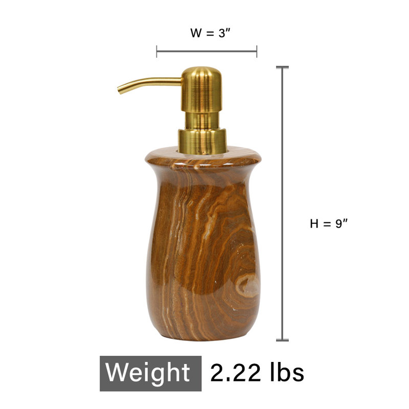 Distributeur de lotion Atkinson, Ambre