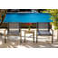 Tribeca Aluminum Teak Sling Stacking Lounge Chair-1768461982