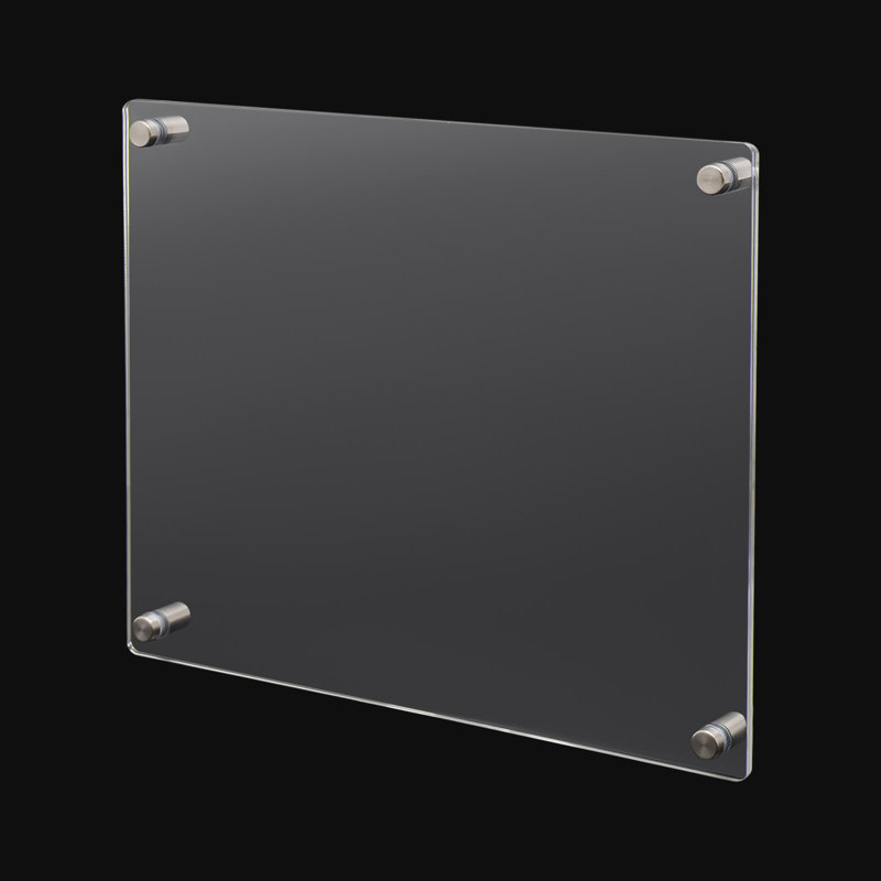 4Pcs Acrylic Wall Mounted Picture Frames