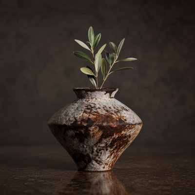 Wabi Sabi Rustic Vintage Ceramic Decorative Vase