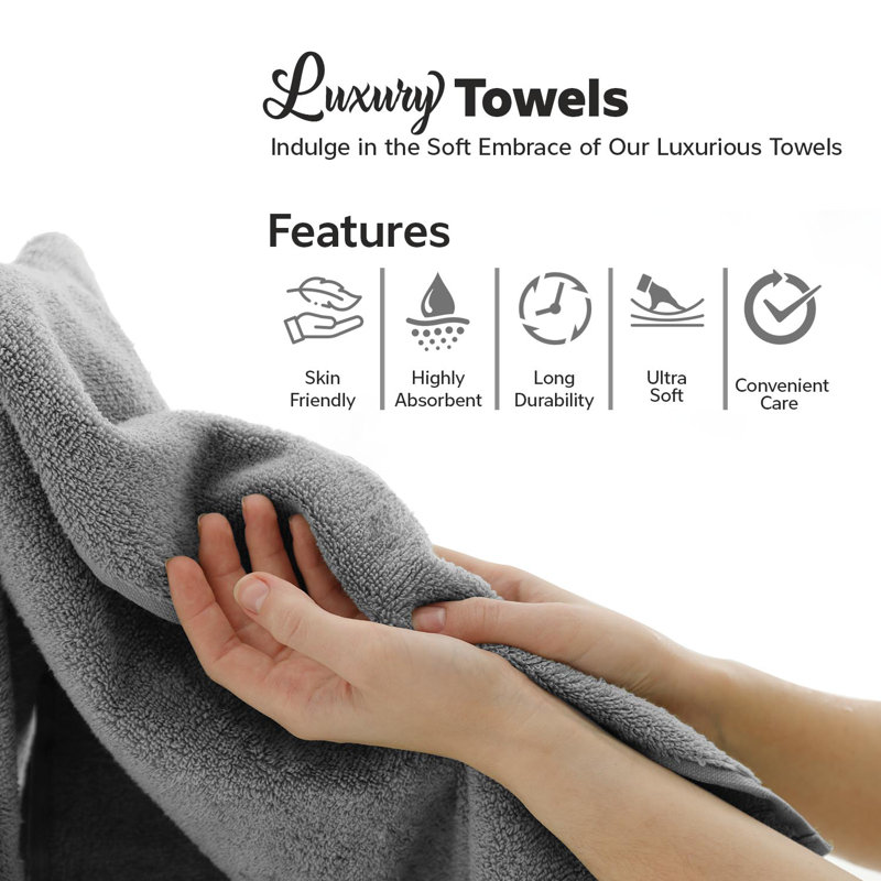Ultra Light Bath Sheet, Silver