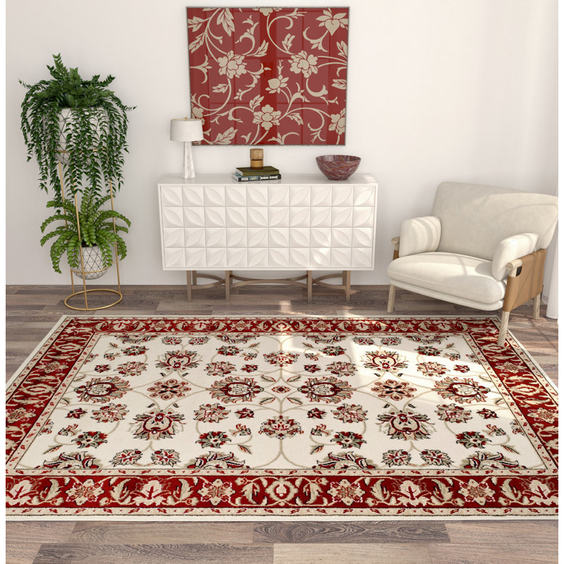 Tapis modernes pour le salon Bev-34, Rectangle 4 pi x 5 pi