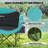 Double Camping Chair for Adults, Padded Folding Camp Chair for 2 Person with Armrest, Wine Glass Holder, Cup Holder, Carry Bag for Outdoor Sports, Picnics, Supports up to 551 lbs.-111015165