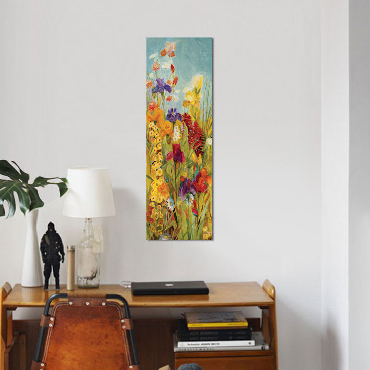 «Merriment I», reproduction sur toile, H 60 po x l 20 po x P 1,5 po, Toile tendue