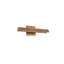 Galleria 15-in Brass dimmable LED Wall Sconce-1002329344-1002329345