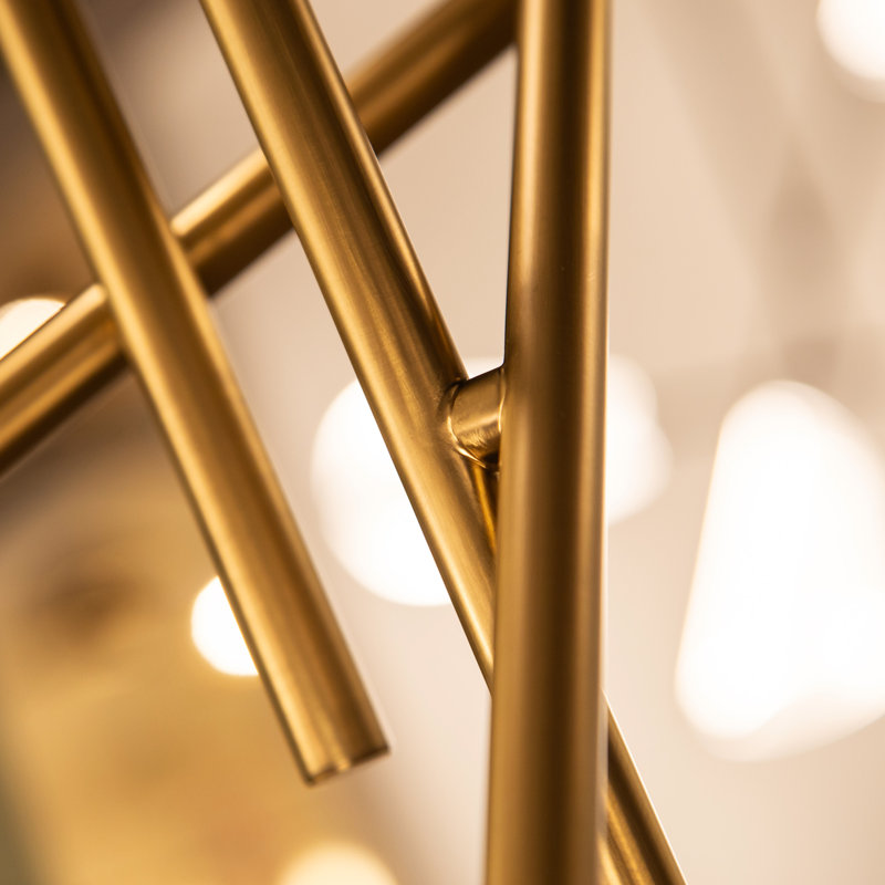 Amara 4 - Light LED Chandelier, Brushed Gold