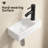 Small Sink, Rectangle Ceramic Sink For Bathroom