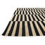 Tapis noir et blanc Ponce