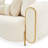 Sassani Sofa - Crepe/Gold-103109359