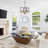 4-Light Modern Industrial Black & Gold Geometric Chandelier , Farmhouse Dining Room Dimmable Light Fixture/Chandelier for Kitchen Islands, Dining & Entryways-125490528-125490530