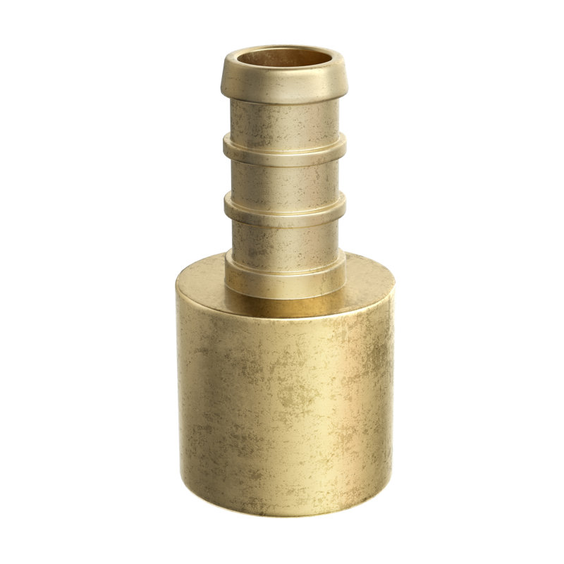 1/2" F1807 Brass PEX Male Sweat Adapter, Bag Of 100