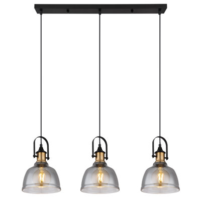 3 - Light Matte Black Pendant