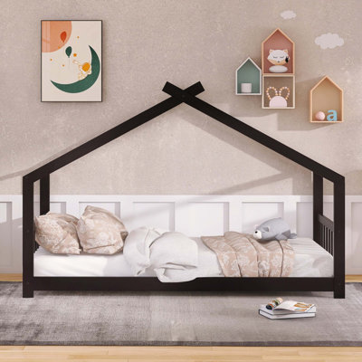 House Bed Wood Bed