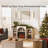 Michihiro Electric Fireplace TV Stand with Mantel-2050478331