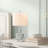 Alper 20" Mini Glass LED Table Lamp-70773695