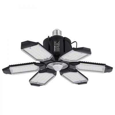 LED Garage Light 15000LM Deformable Bright Shop Ceiling Light
