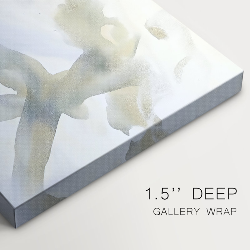 ABSTRACT Series CMV - Toile tendue avec châssis Premium - Prêt à être accroché, H 18 po x l 12 po