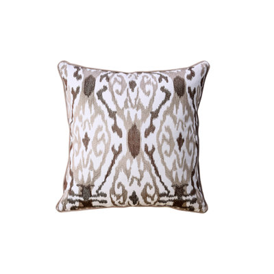 Coussin décoratif en coton à motif abstrait contemporain