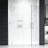 EV Series 54In. - 55In. W X 72In. Frameless Swing Hinge Glass Shower Door | 1 Inches Width Adjustment For Each Size | 3/8 In. Thickness Tempered Clear Glass | Adjustment Uneven Walls-120357064-128669229