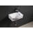 Elanti 11.25'' White Ceramic Rectangular Bathroom Sink