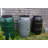 Great American Rain Barrel 60 Gallons Weather Resistant Plastic Drainable Dual Overflow Planter Rain Barrel-14893816