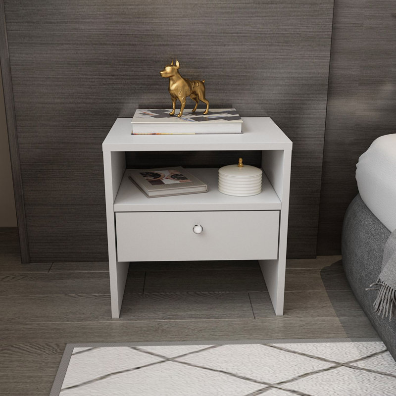 Table de nuit, Blanc