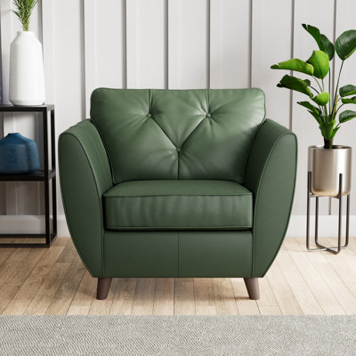 Marylin Upholstered Leather Armchair