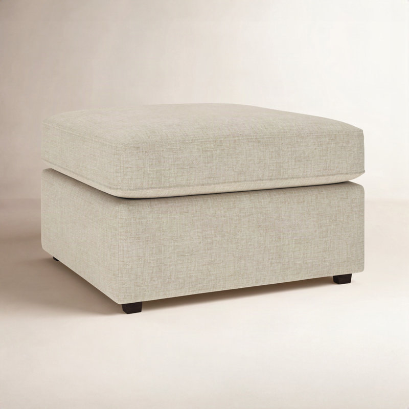 Caldwell 30" Ottoman, Turbo Wheat