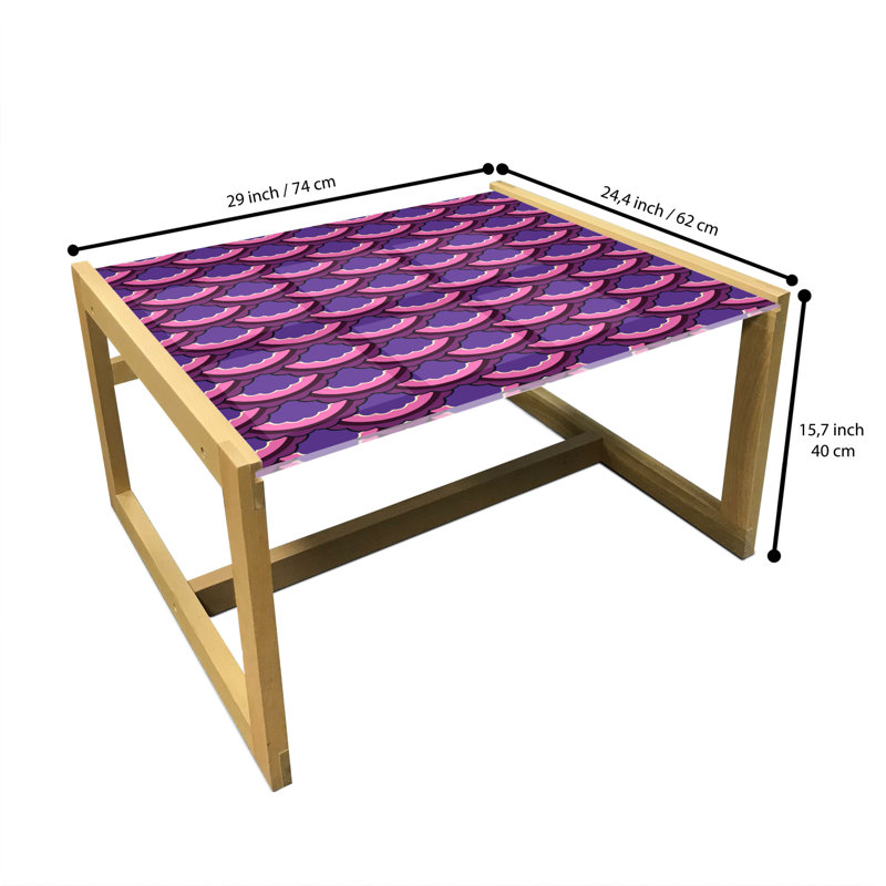 Isebelle Sled Coffee Table, 40cm H x 74cm W x 62cm D